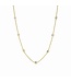 JULIE VOS Jolie Delicate Station Necklace Cubic Zirconia