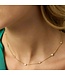 JULIE VOS Jolie Delicate Station Necklace Cubic Zirconia
