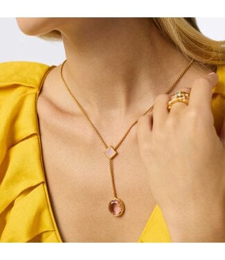 JULIE VOS Jolie Lariat Necklace