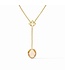 JULIE VOS Jolie Lariat Necklace