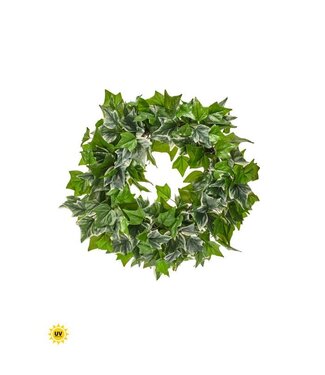 Uv Nat Touch Mix Ivy Wreath 25”