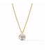 JULIE VOS Colette Circle Delicate Necklace