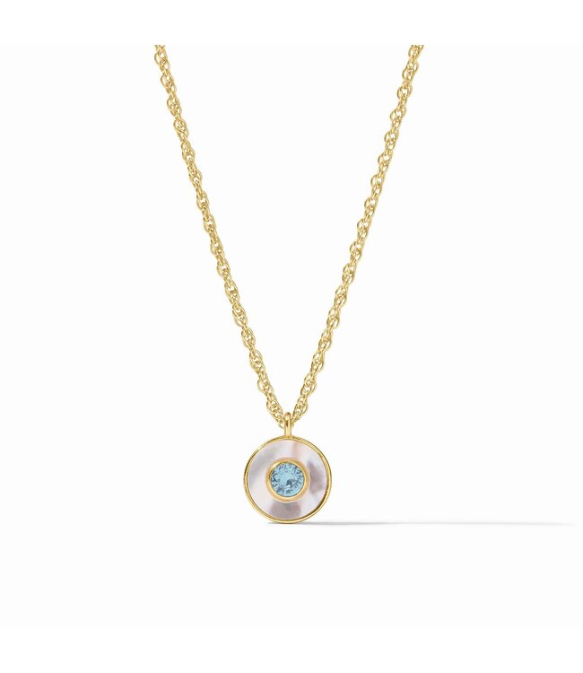 JULIE VOS Colette Circle Delicate Necklace