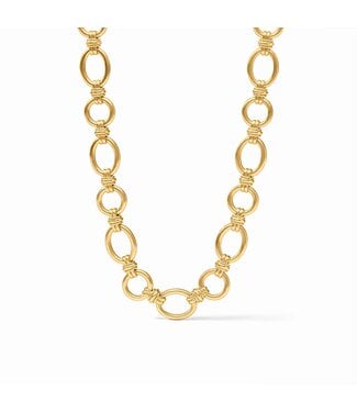 JULIE VOS Portofino Link Necklace Gold