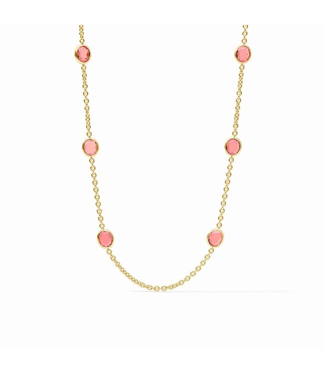 JULIE VOS Laguna Stone Station Necklace