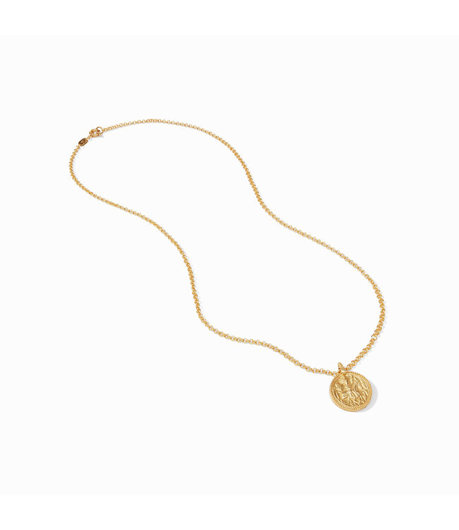 JULIE VOS Gold Coin Pendant