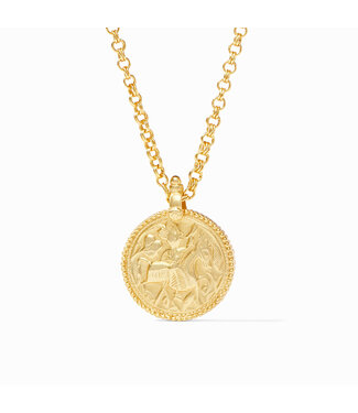 JULIE VOS Gold Coin Pendant