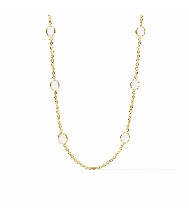 JULIE VOS Laguna Stone Station Necklace