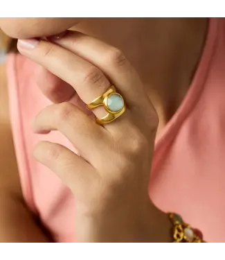 JULIE VOS Laguna Stone Ring