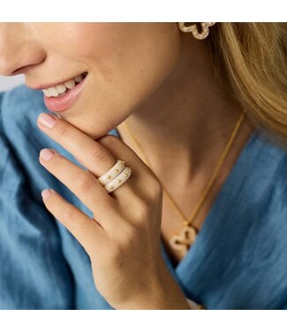 JULIE VOS Colette Stacking Ring