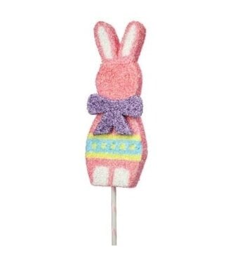 41" Styro/Glitter Bunny Rabbit on Stick