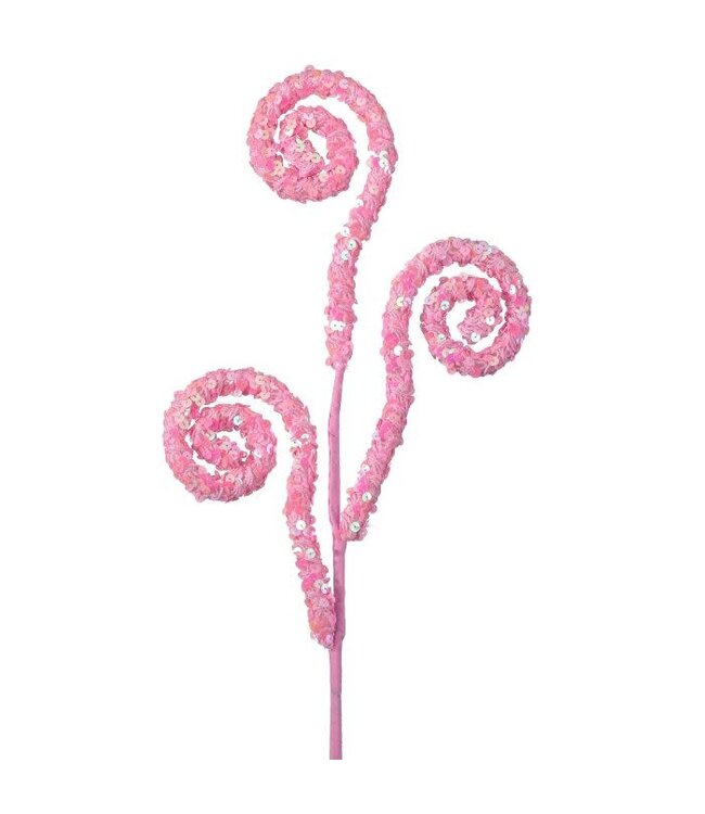 29” Sequin Spring Curl Spray