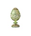 8" Glass LED Egg Pedestal with Jewel - Sold Individually