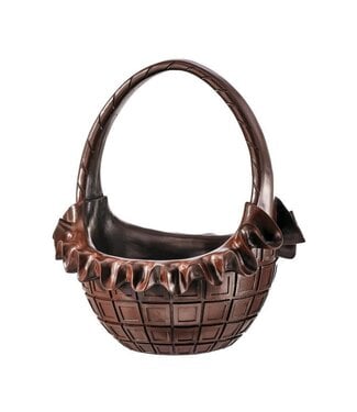 13.5” Resin Chocolate Easter Basket 11.5”ID