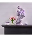 20.5" Resin Foiled Standing Bunny-Lavender