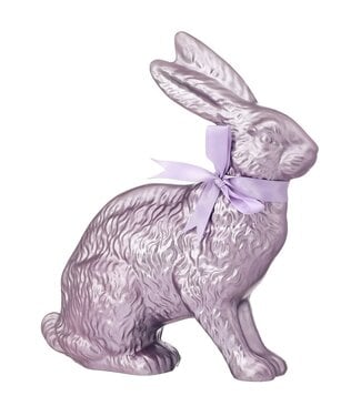 10" Resin Foil Easter Bunny