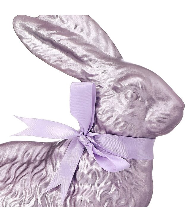 10" Resin Foil Easter Bunny