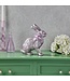 10" Resin Foil Easter Bunny