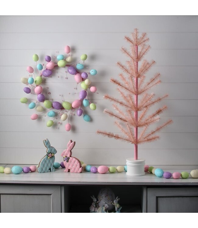 36" Spring Feather Tree with Base