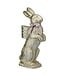 35" Resin Foiled Standing Chocolate Bunny