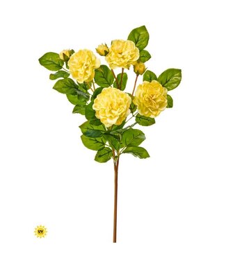 Uv Natural Touch Rose Plant 17”