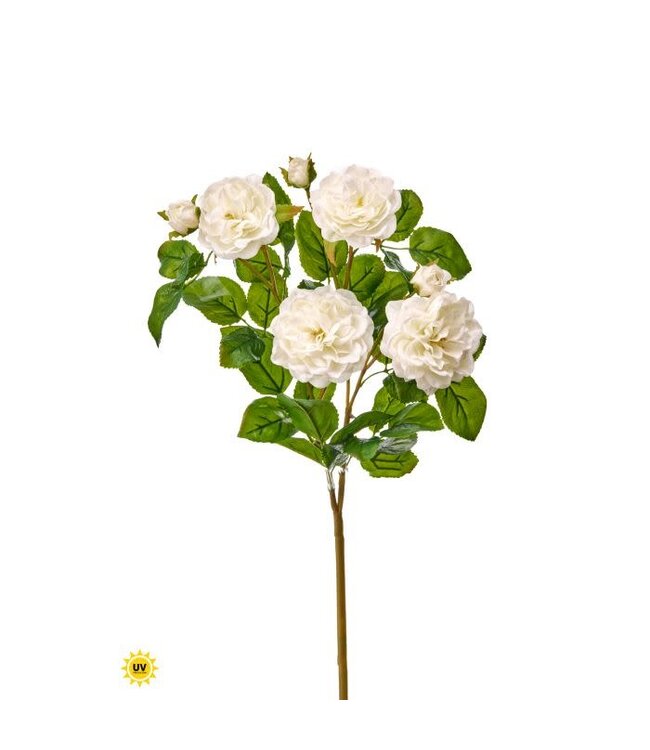 Uv Natural Touch Rose Plant 17”