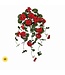 36” Uv Natural Touch Summer Hanging Geranium Plant