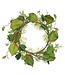 24 Inch Hydrangea/Blossom Wreath Cream Green