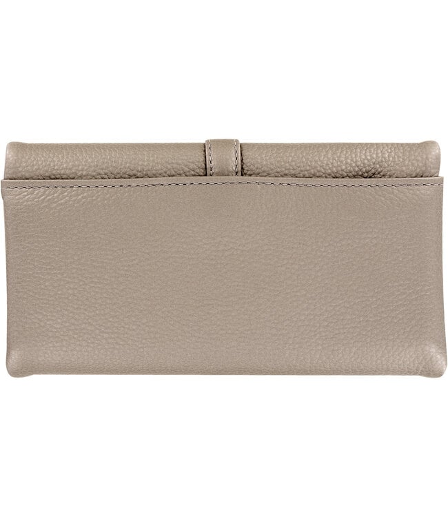 BRIGHTON Nolita Shimmer Large Wallet - Zinc Pearl