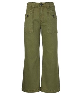 KUT FROM THE KLOTH Meg High Rise Wide Leg Pants W/ Pkt Ft & BK