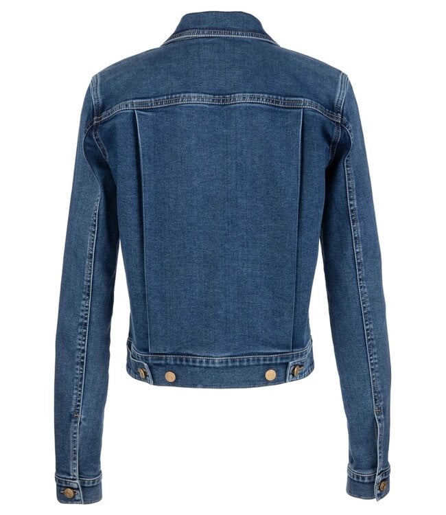 KUT FROM THE KLOTH Genevieve Zip Front Jacket W/ Slant Pockets