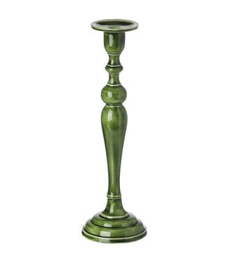 15” Mtl Enamel Candlestick