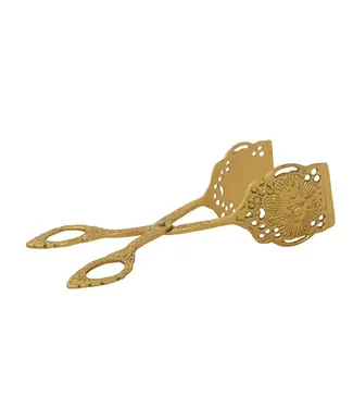Embossed Brass Tongs