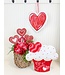 THE ROUND TOP COLLECTION Messy Red Heart