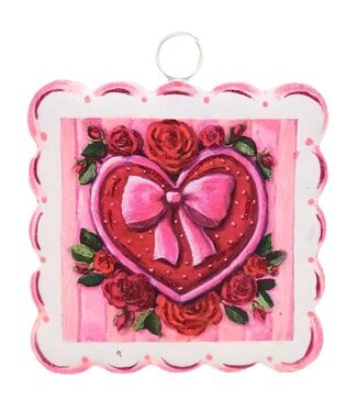 THE ROUND TOP COLLECTION Mini Hamilton Scallop Heart & Roses