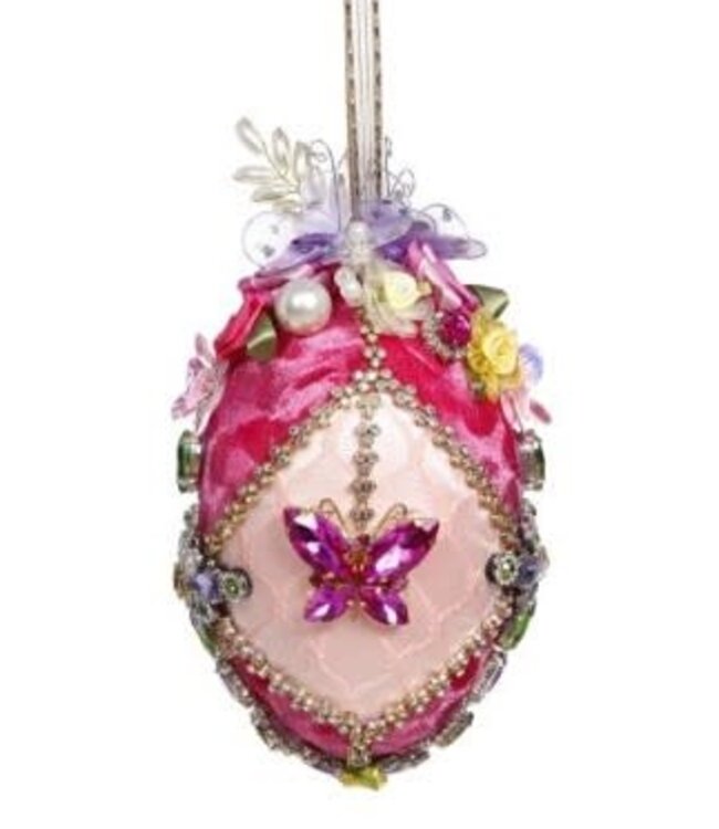 MARK ROBERTS 6'' Elegant Jewelled Egg Orn