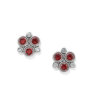 BRIGHTON Constella Cluster Red Post Earrings