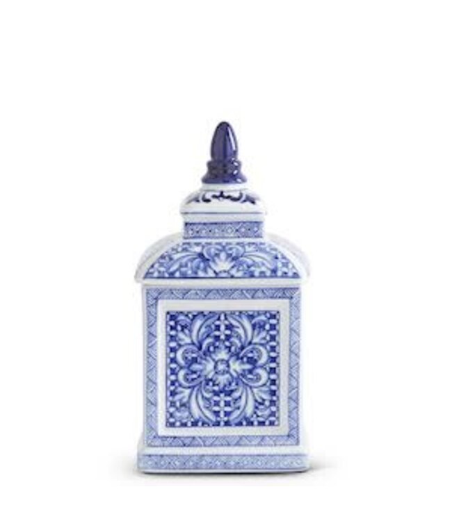 Porcelain Square Lidded Container - Sold Individually