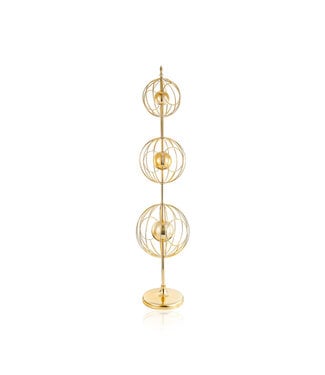 48.5" Decorative Gold Accessory with Sphere