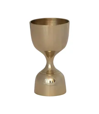 Brass Double Sided Cocktail Jigger, 1 oz./2 oz.