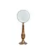Brass & Bone Magnifying Glass on Stand - Antique Finish
