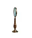 Brass & Bone Magnifying Glass on Stand - Antique Finish