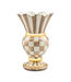 MACKENZIE CHILDS Mocha Check Ceramic Great Vase