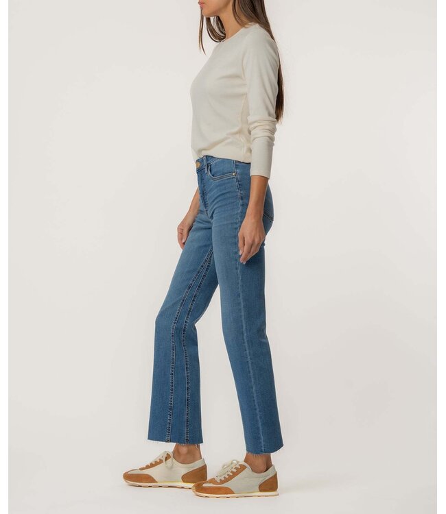 KUT FROM THE KLOTH Kelsey High Rise Fab AB Ankle Flare-Nset Leg