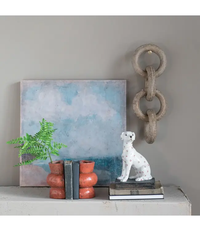 Hand-Painted Ceramic Dog - Sold Individually