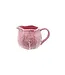 Stoneware Cabbage Shaped Creamer - Pink