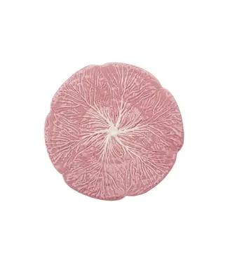 Stoneware Cabbage Shaped Plate - Pink