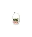 Stoneware Basket Shaped Container with 3D Strawberries & Handle