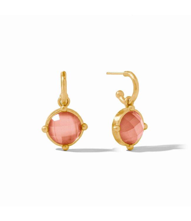 JULIE VOS Honeybee Hoop & Charm Earring