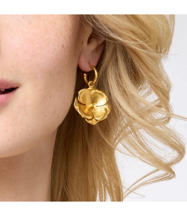 JULIE VOS Bloom Hoop & Charm Earring